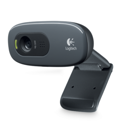 Webcam with Built-In Microphone